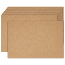 Paquete de 100 papeles para cartulina en blanco Kraft de 4x6 pulgadas para impresoras postales invitaciones