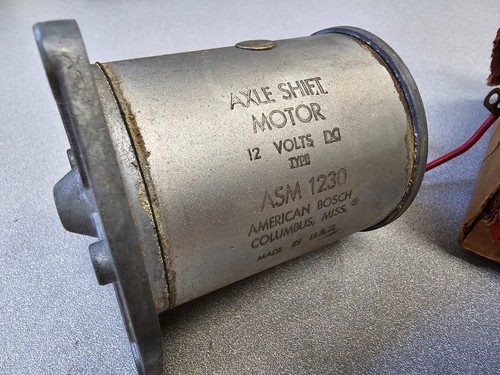 NOS ORIGINAL AMERICAN BOSCH ASM1230 AXLE SHIFT MOTOR 12 VOLT 2/68 #2 - Picture 3 of 5