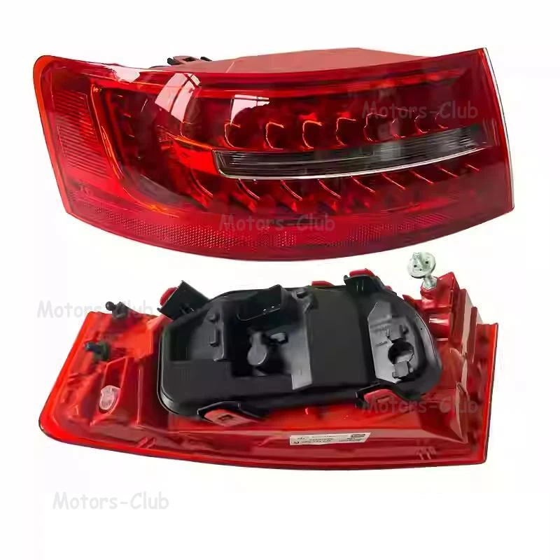 4pcs LED Tail Light Rear Brake Lamp Set For Audi A6 C6 Sedan 2009-2011 - Image 3 of 4