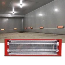 2PCS 2000W Infrared Paint Curing Lamp Spray Booth Baking Lamp Heating Red Light