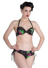 Zombie Unicorn Bikini Neon Separates Hellbunny Swimwear Bra Knickers