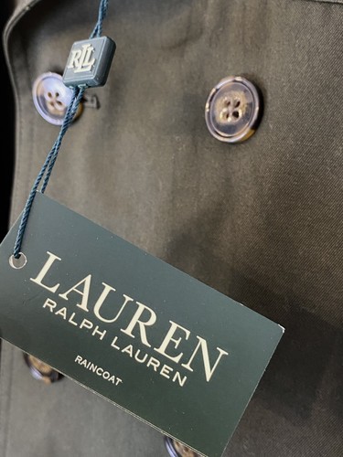 LAUREN Ralph Lauren Big Boys 8 R Trench Removable Liner Coat - Dark Olive NWT - Picture 3 of 9