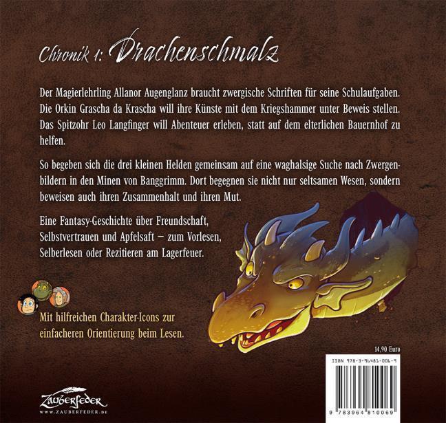 Thumbnail - Drachenschmalz (die Chroniken Der Drei Kleinen Helden, Chronik 1)