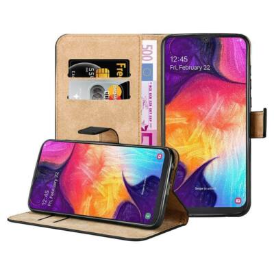 Für Samsung Galaxy A20E A30 A40 A70 A50 A10 A80 Handyhülle Leder Wallet Cover