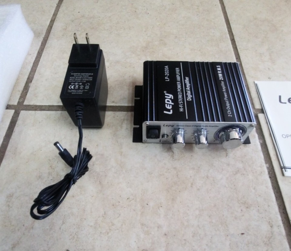 FOSI AUDIO BT20A Stereo versterker Zwart