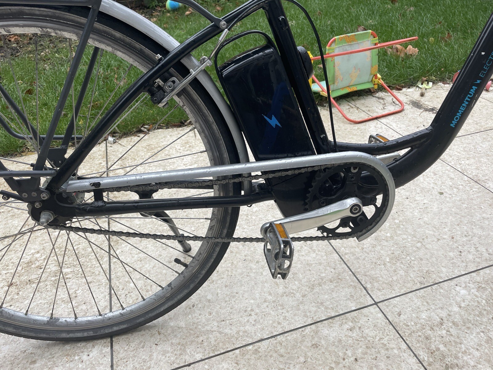 Electric Momentum Bike For Parts, Sold As Seen eBay