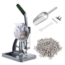 Heavy Duty Hand Press Eyelet Grommet Machine Punch Tool Kit 3/8" 2000 Grommets