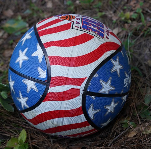 Sterling Basketball USA Stars Streifen Flagge DRUG FREE AMERICA Elks Hoop Shoot - Bild 6 von 6