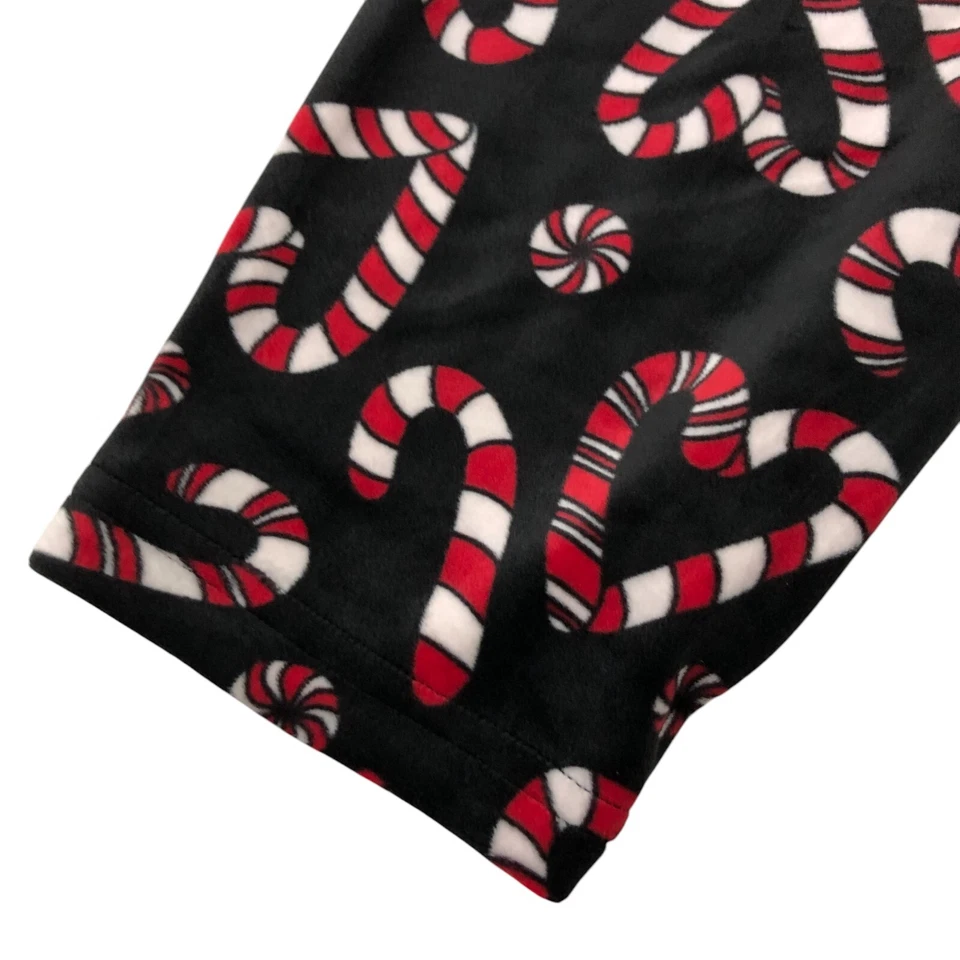 No Boundaries Womens XXXL (21) High-Waist Velour Xmas Print Super Plush Legging - Image 4 of 4