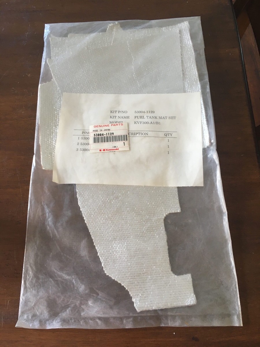 favorite shop KAWASAKI OEM FUEL TANK MAT SET KVF300 PRAIRIE 1999-2002