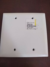Wallplate 2G Blank White Missing Screws