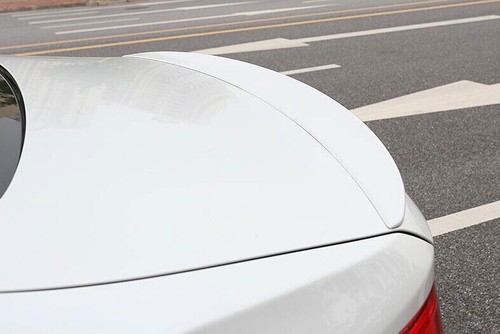 Ore P-Style White For BMW 5 Series 2018-2022 ABS Rear Trunk Spoiler Wing Flap - Picture 3 of 4