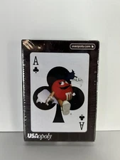 M&M's Playing Cards Full Deck Set by USAopoly Brown - NEW SEALED