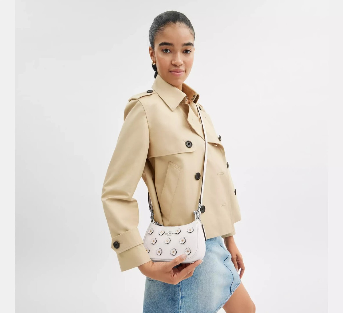 Coach Teri Mini Crossbody テリ ミニ クロスボディ 花柄 CAJ98 COACH® Outlet | Teri Mini Crossbody Bag In Signature Denim