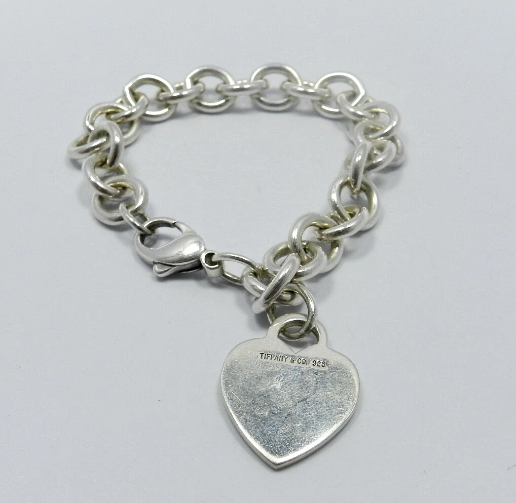 Tiffany & co heart hotsell tag bracelet