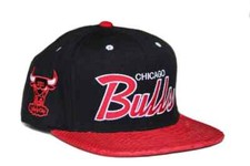 Mitchell & Ness Chicago Bulls Script Red Pyth...