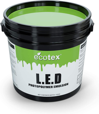   L E D Green Screen Printing Emulsion (Pint - 16Oz.) Pre - Sensitized Photo Emu