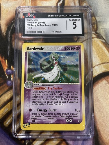 Gardevoir graded CGC 5 for sale on eBay
