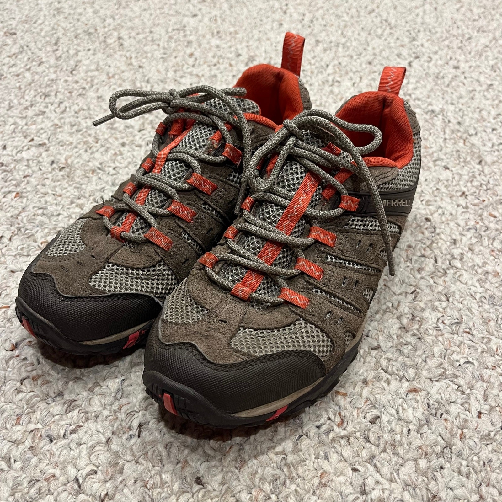 Scarpe da trekking Merrell Accentor da donna taglia 9 marrone rosa outdoor trail Gorpcore
