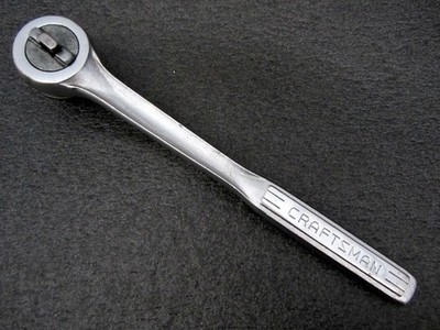 Vintage Craftsman RHFT 1/2'' Drive Ratchet 44978 =V= Patent Pending Made in USA