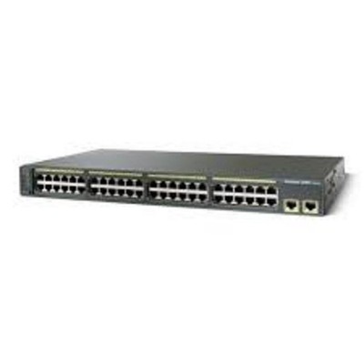 Cisco  Catalyst (WS-C2960-48TT-L) 48-Ports Rack-Mountable Switch Managed