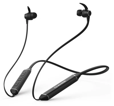 AV:LINK PowerBand Banda para el Cuello Auriculares Bluetooth Inalámbricos Auriculares Intrauditivos Control de Micrófono