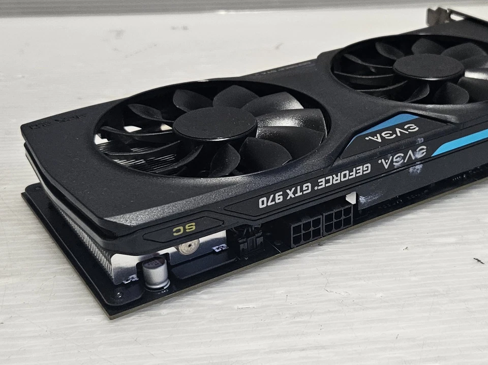 GeForce GTX 970, 4GB GDDR5, 256 BIT, PCI-E, 2 x DVI, HDMI, DP, EVGA, WORKING - Image 3 of 4