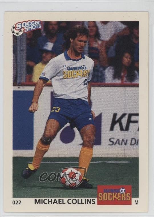 1991 Soccer Shots MSL Michael Collins #022 0f6