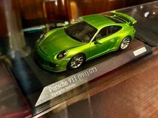 MiniChamps Porsche 911 (991) GT3 Viper Green 1/43 Scale, Limited 100pcs 14Y+ JA
