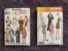 Simplicity Costume Patterns, Set Of 2, 8152  2518, Sz. XS-XL, Uncut