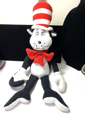 Dr Seuss 2006 Sitting Talking Cat In The Hat Plush Toy