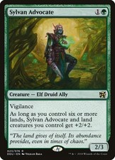 Sylvan Advocate - Duel Decks: Elves vs. Inventors -Magic the Gathering MTG Nice!