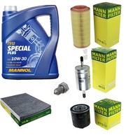 Mann Inspektionspaket 5L Mannol Special Plus 10W-30 FüR VW Lupo 1.4 FSI