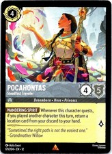 Pocahontas - Steadfast Traveler 171/204 Rare Wilds Unknown Lorcana Near Mint