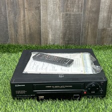 Vintage Emerson VCR4000 VHS VCR 4 Head Remote Manual Parts Repair
