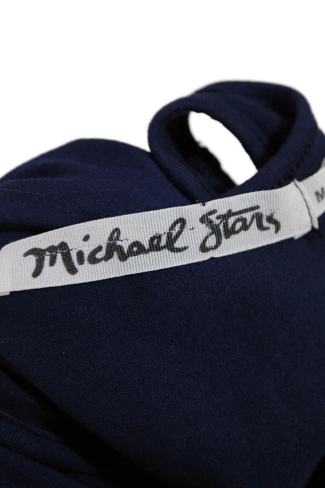 Vestido regata Michael Stars feminino algodão gola redonda racerback azul marinho tamanho M - Imagem 4 de 4