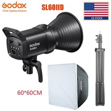 Godox SL60IID 70W LED Video Light LED Studio Light 60 60cm Softbox 2m Stand Kit