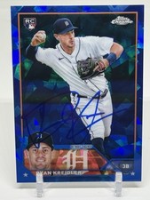 2023 Topps Ryan Kreidler Sapphire Detroit Tigers SIGNED Baseball Card #356 RC