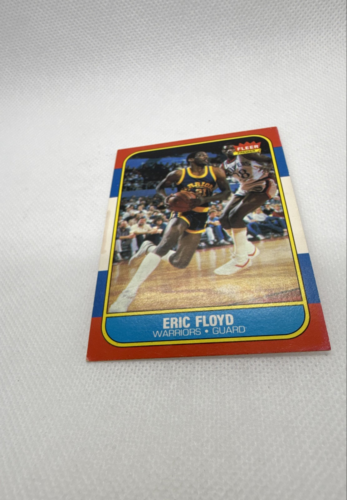 1986-87 Fleer - Eric Floyd #34 EX left edge wear 