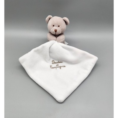 Doudou et Compagnie Paris Teddy Bear Lovey Security Blanket Plush Small Baby Toy