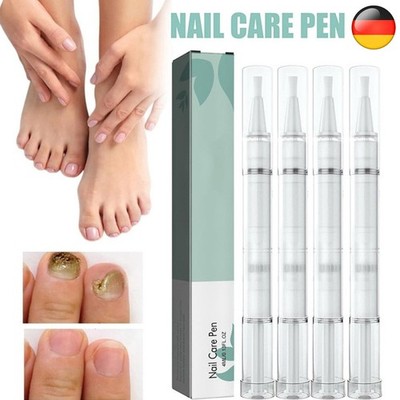 Health Routine 4 Stück Nail Care Pen Kosmetische Nagelpilz Behandlung, 4ML NEU