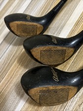 Vtg Spalding Robert Jones Jr Autograph Woods 2 3 4 Lot of 3 All Original Grips