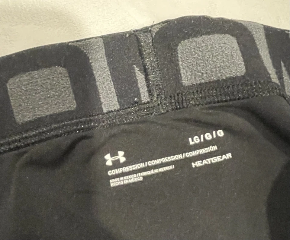 Under Armour Heatgear Men's Large Compression Leggings Black - Image 3 of 3