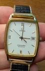 Vintage Omega Seamaster Quartz 1430 Men’s Dress Watch Gold Tone Date