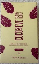 Coco & Eve Sunny Honey Bronzing Face Drops Dark Tan 30ml New Boxed FREE POST…