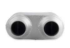 Flowmonster 425403-fm Muffler 2.5 Dual Inlet 3 Center Outlet 13x9.75 Body Flowmonster 425403-fm Muffler 2.5 Dual Inlet 3 Center Outlet 13x9.75 Body