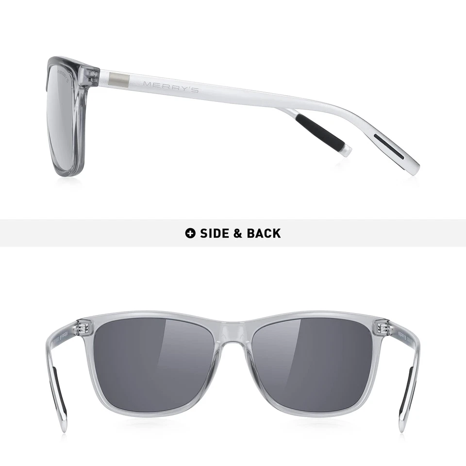 Gafas de sol MERRY'S unisex polarizadas de aluminio gafas de sol vintage para hombre/mujer Foto 4 de 4