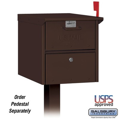 Salsbury 4325BRZ Roadside Mailbox - Bronze