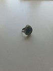 Silver Natural Stone Ring, Size 7 — photo 2