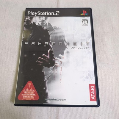 Fahrenheit PS2 Adventure Game Tested Excellent Condition Japan GGA